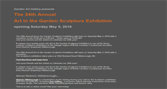 Desktop Screenshot of garden-art-gallery.com