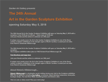 Tablet Screenshot of garden-art-gallery.com
